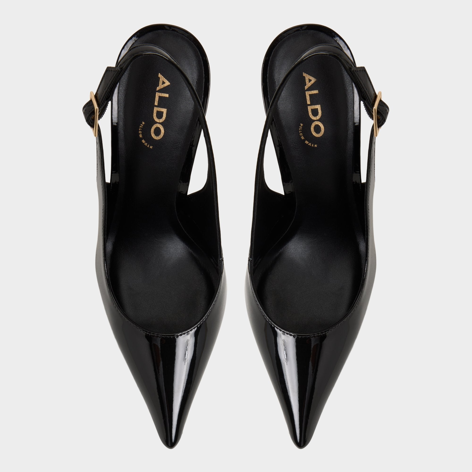 Aldo Stessysling Black Women's Pumps - Sling back high heel, Stiletto heel Black