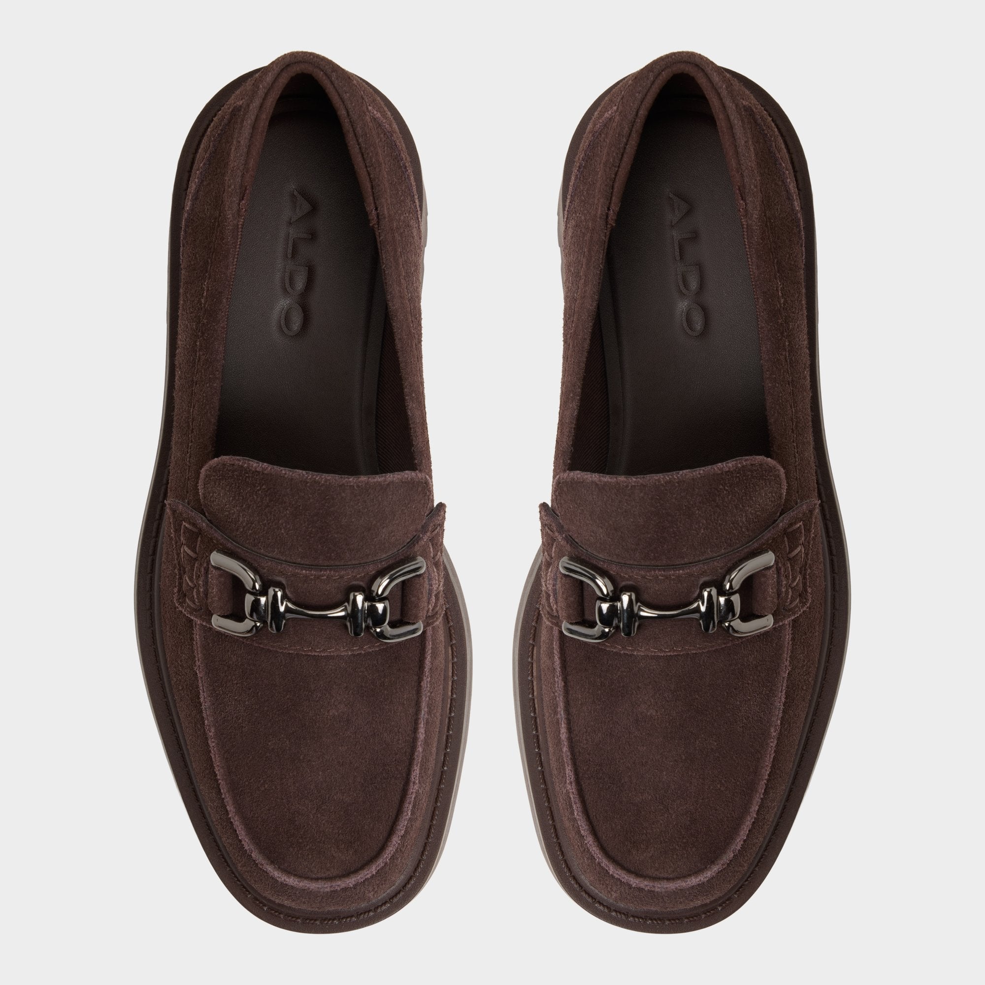 Aldo Oneameth in Dark Brown - Loafer, Lug sole Dark brown