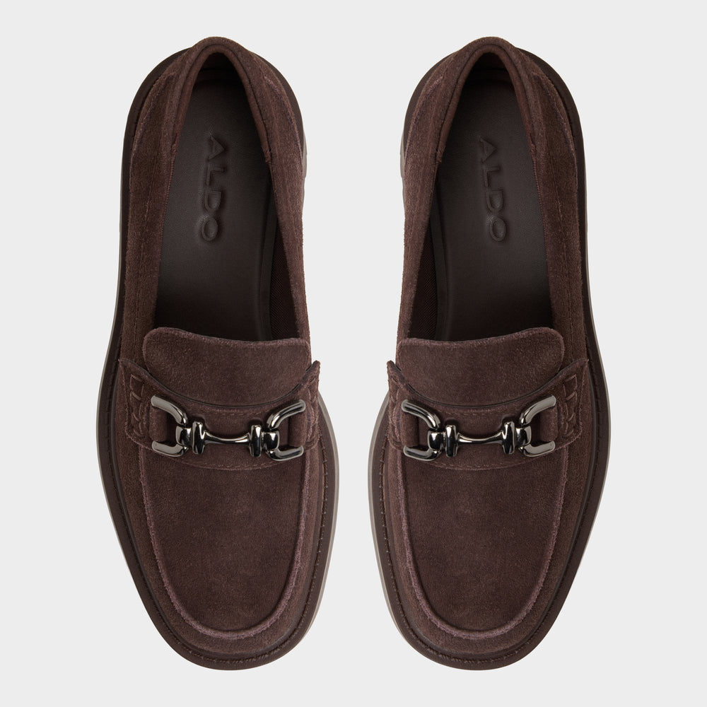 Aldo Oneameth in Dark Brown - Loafer, Lug sole Dark brown
