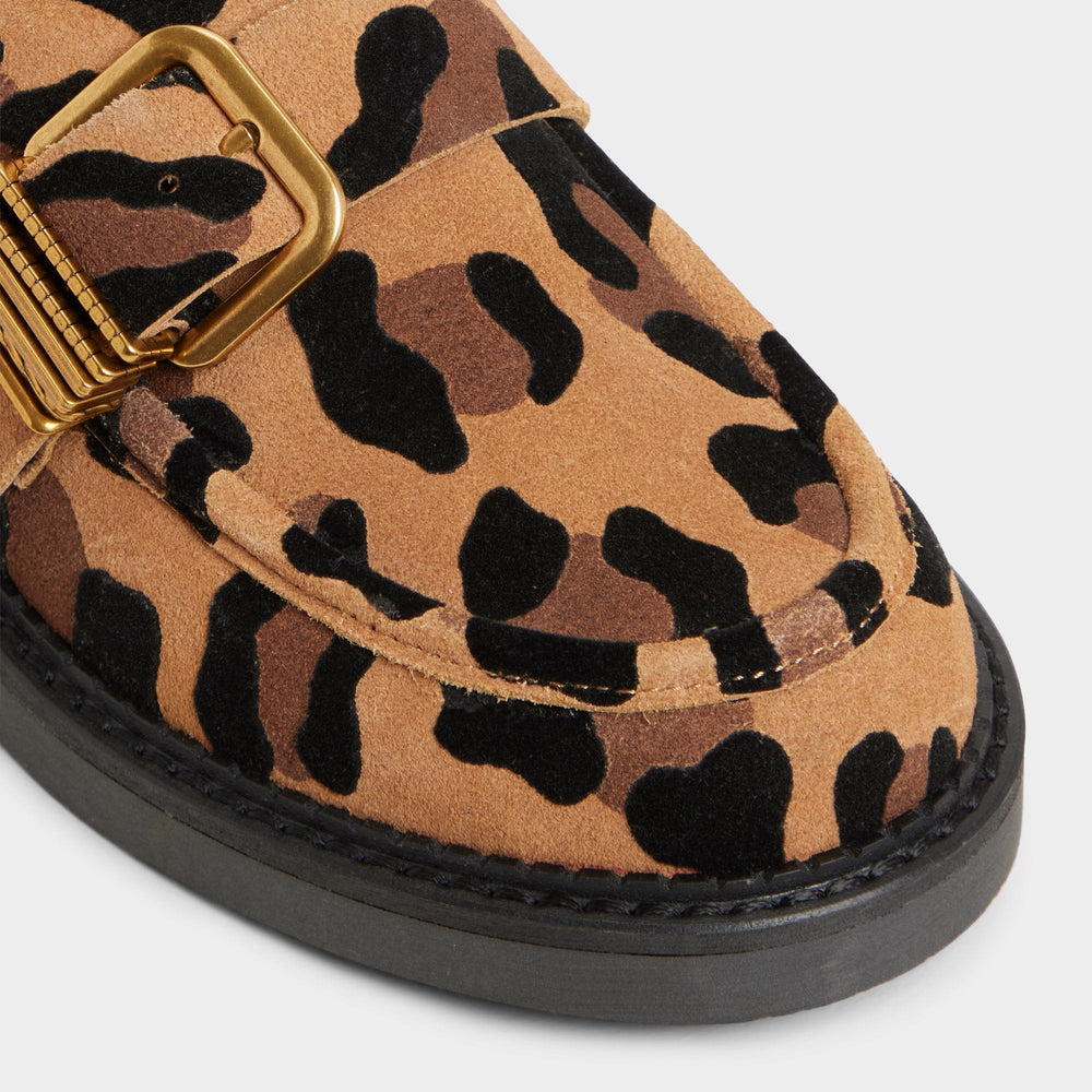 Aldo Kalya in Brown Multi - Loafer, Block heel Brown Multi