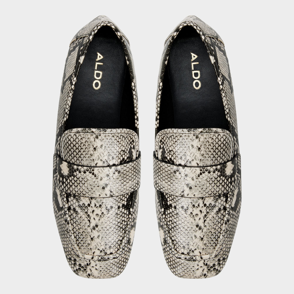 Aldo Bellamyy Black/White Women's Loafers & Oxfords - Loafer Black/White