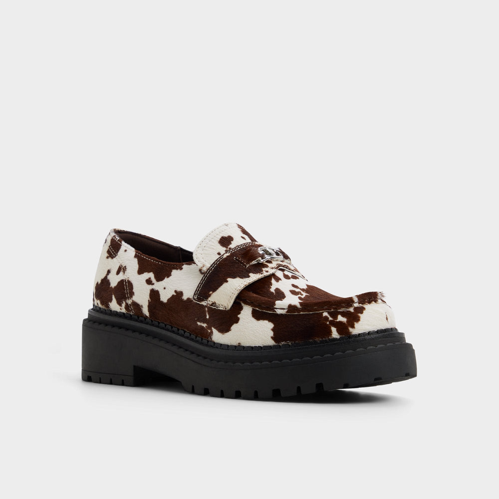 Aldo Miravelle in Open Brown - Loafer, Lug sole Open brown