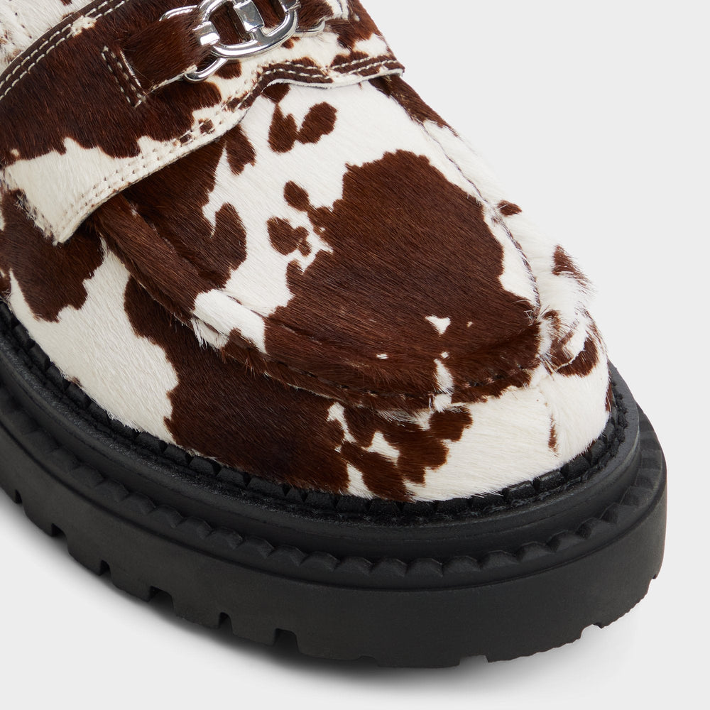 Aldo Miravelle in Open Brown - Loafer, Lug sole Open brown