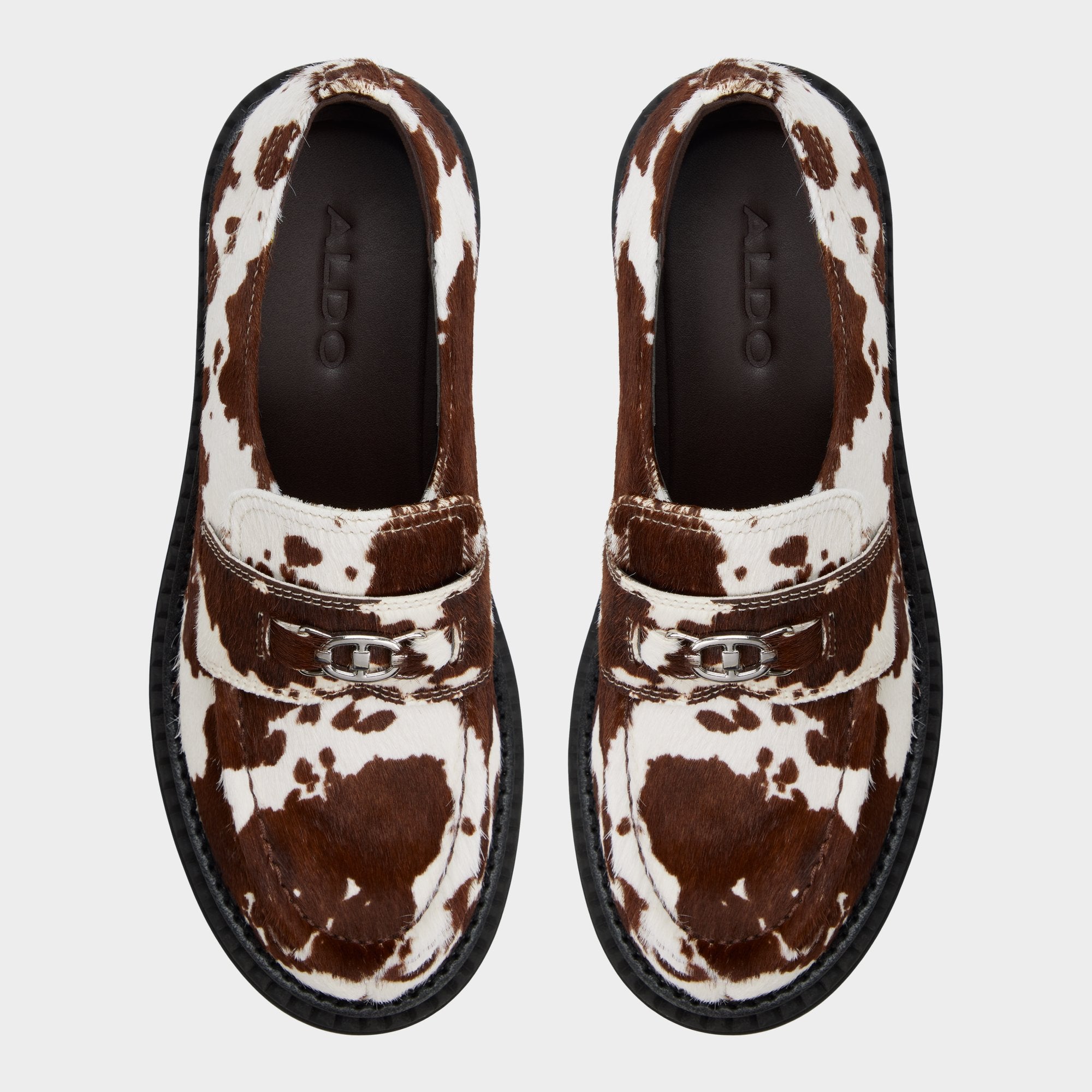 Aldo Miravelle in Open Brown - Loafer, Lug sole Open brown