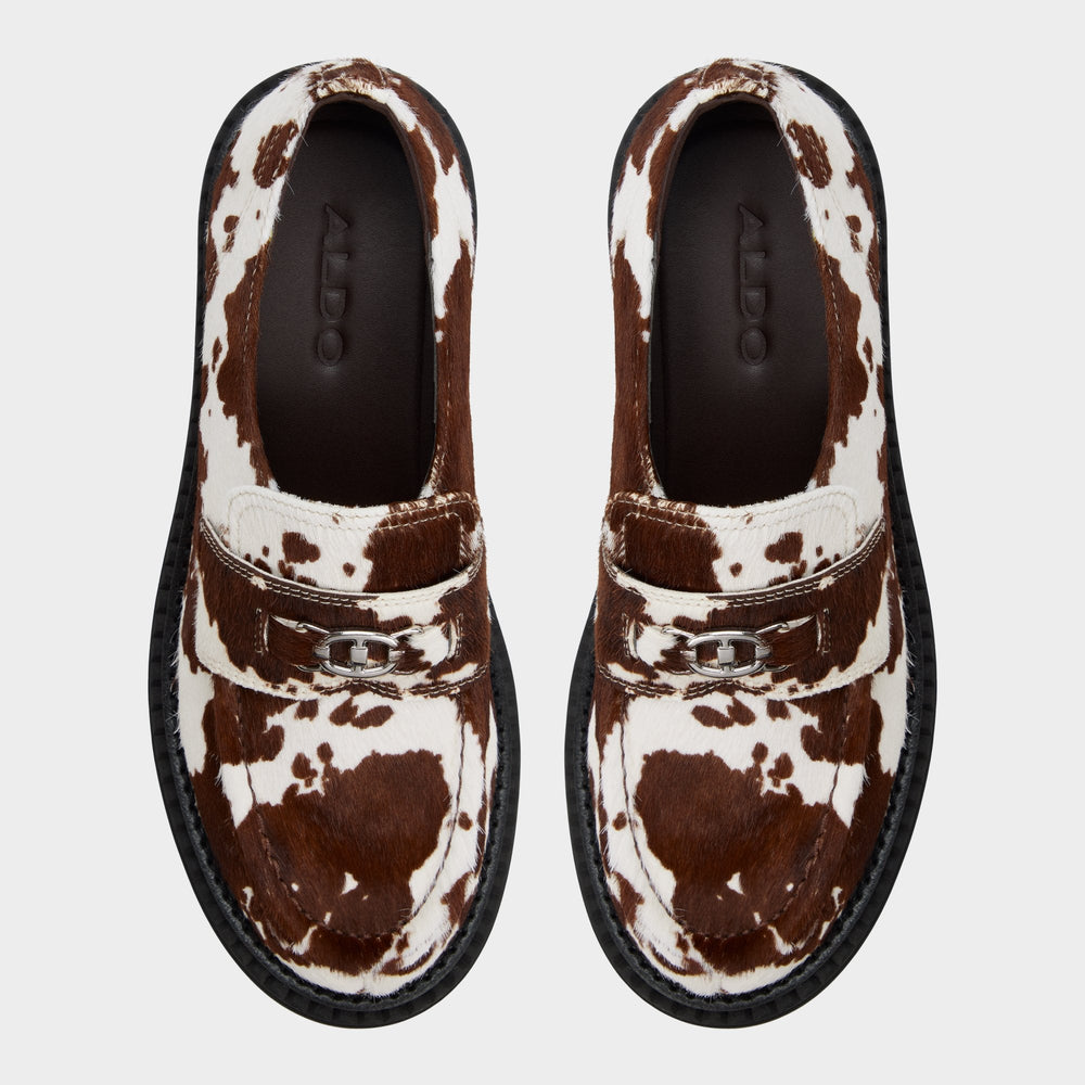 Aldo Miravelle in Open Brown - Loafer, Lug sole Open brown