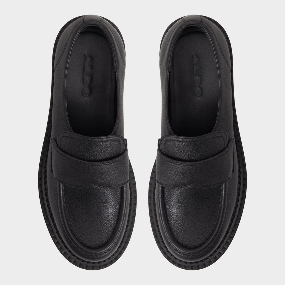 Aldo Miravella in Black - Loafer, Lug sole Black