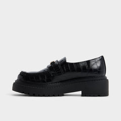 Aldo Miravelle in Black - Loafer, Lug sole Black