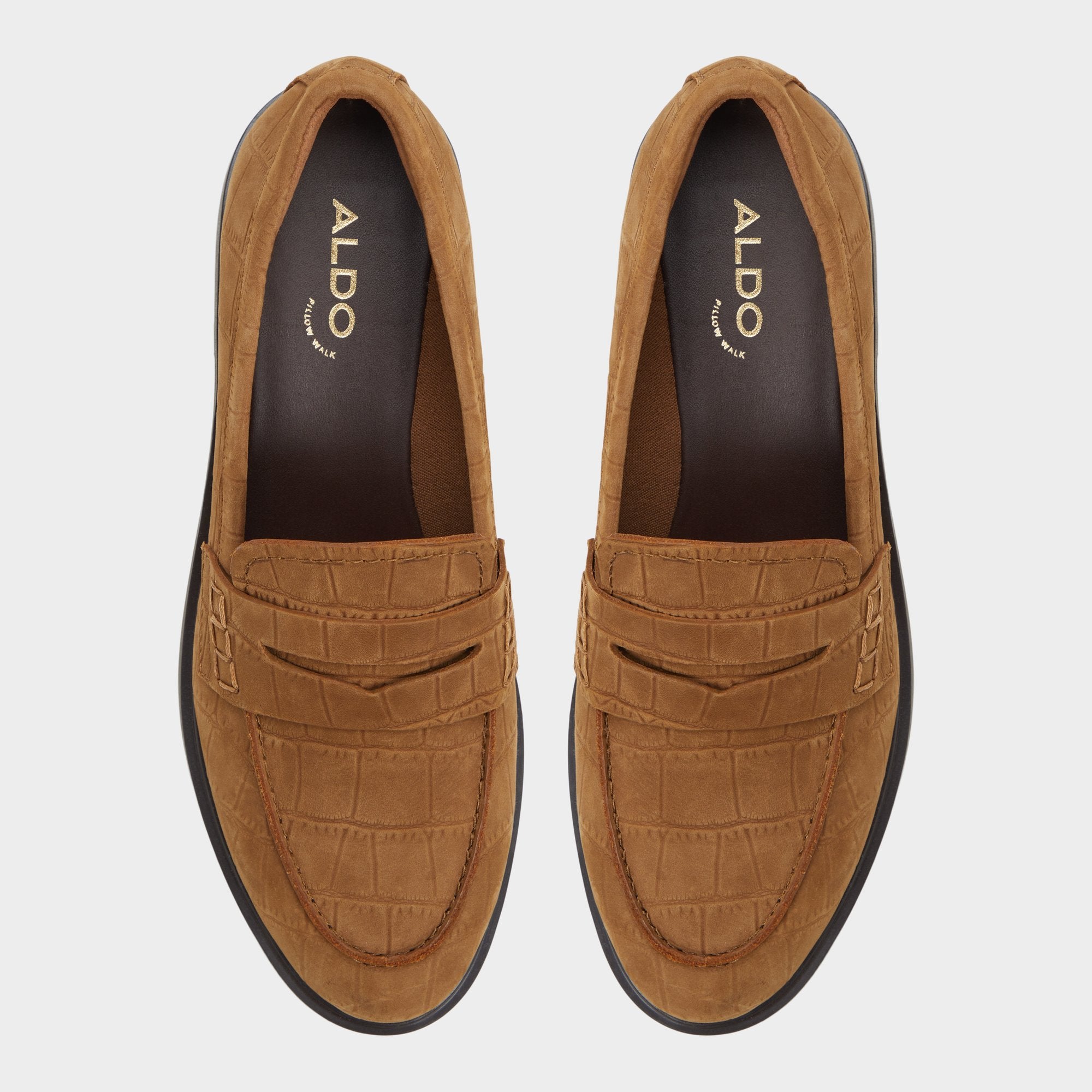 Aldo Lededanten Dark Brown Women's Loafers & Oxfords - Loafer, Block heel Dark Brown