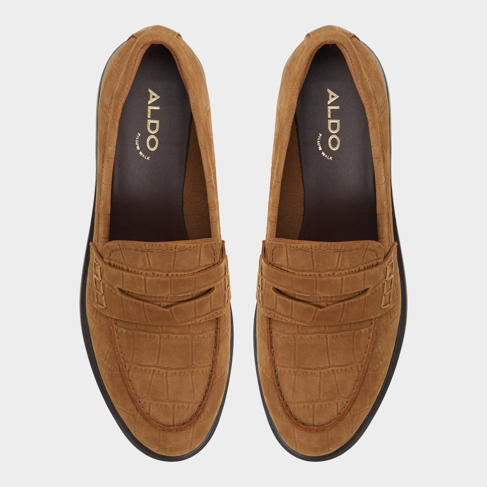 Aldo Lededanten Dark Brown Women's Loafers & Oxfords - Loafer, Block heel Dark Brown