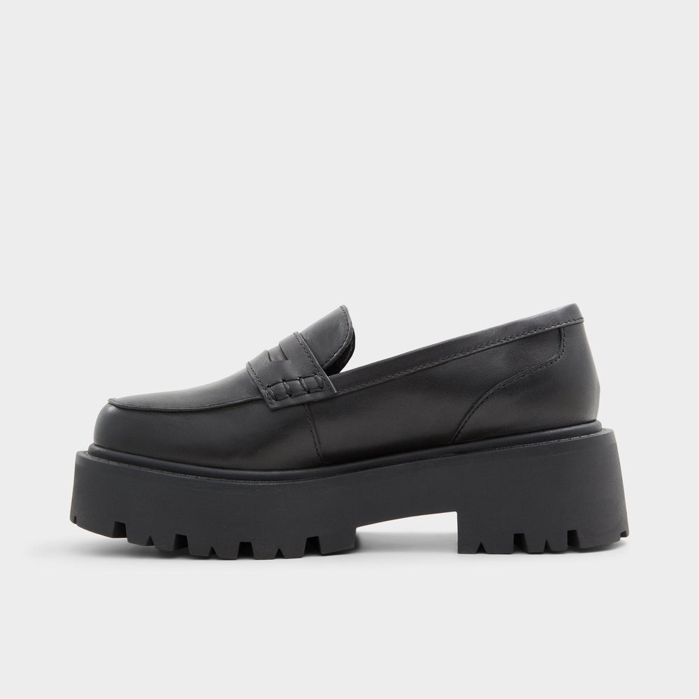 Aldo Cadaycia in Xt Black - Loafer, Lug sole Black