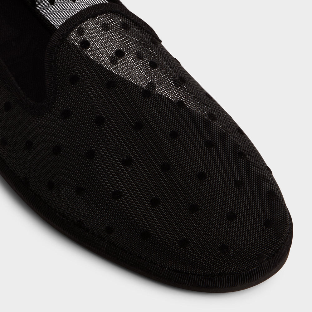 Aldo Aurabelle Black Textile Mesh Women's Loafers & Oxfords - Loafer Black