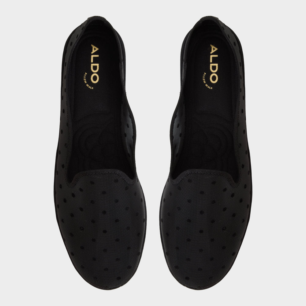 Aldo Aurabelle Black Textile Mesh Women's Loafers & Oxfords - Loafer Black