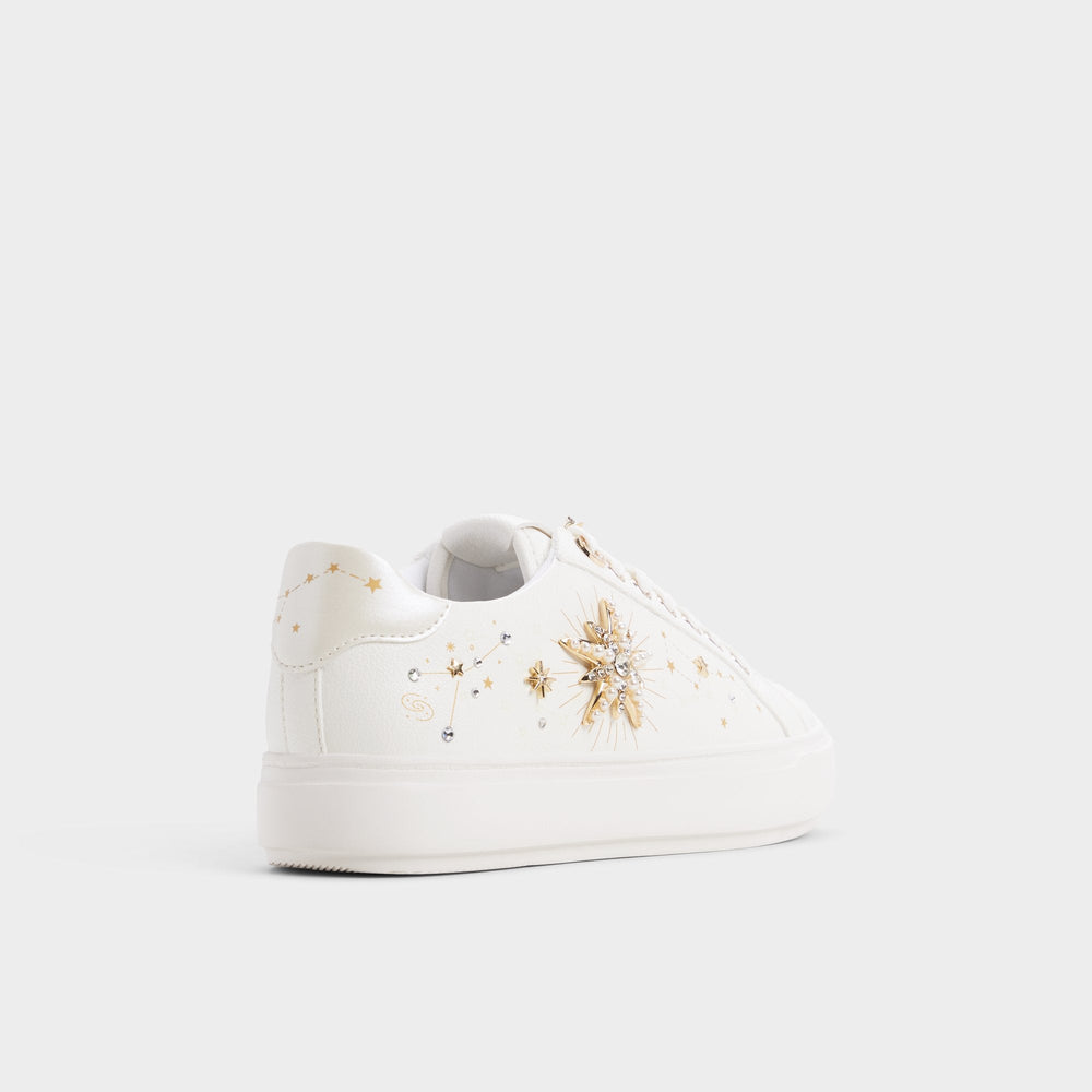 Aldo Starbright in White - Sneaker, Cup sole White
