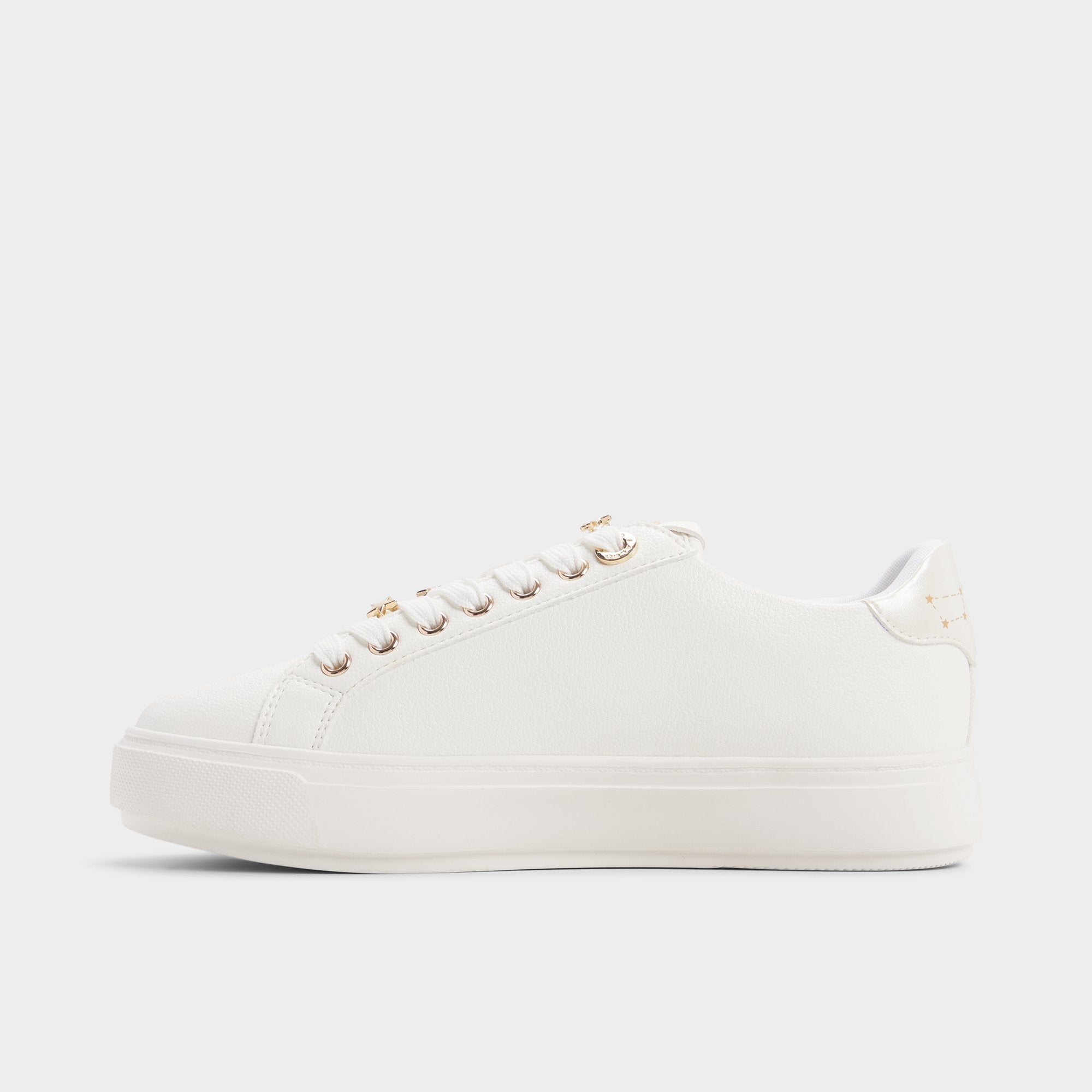 Aldo Starbright in White - Sneaker, Cup sole White