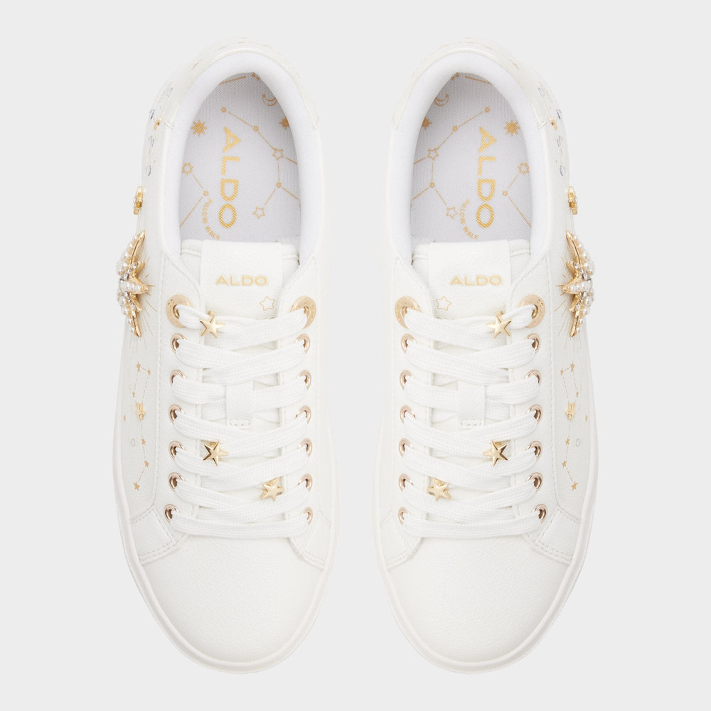 Aldo Starbright in White - Sneaker, Cup sole White