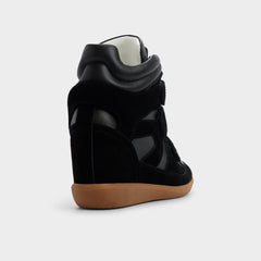 Aldo Bellissamo in Black - Wedge sneaker, Wedge heel Black