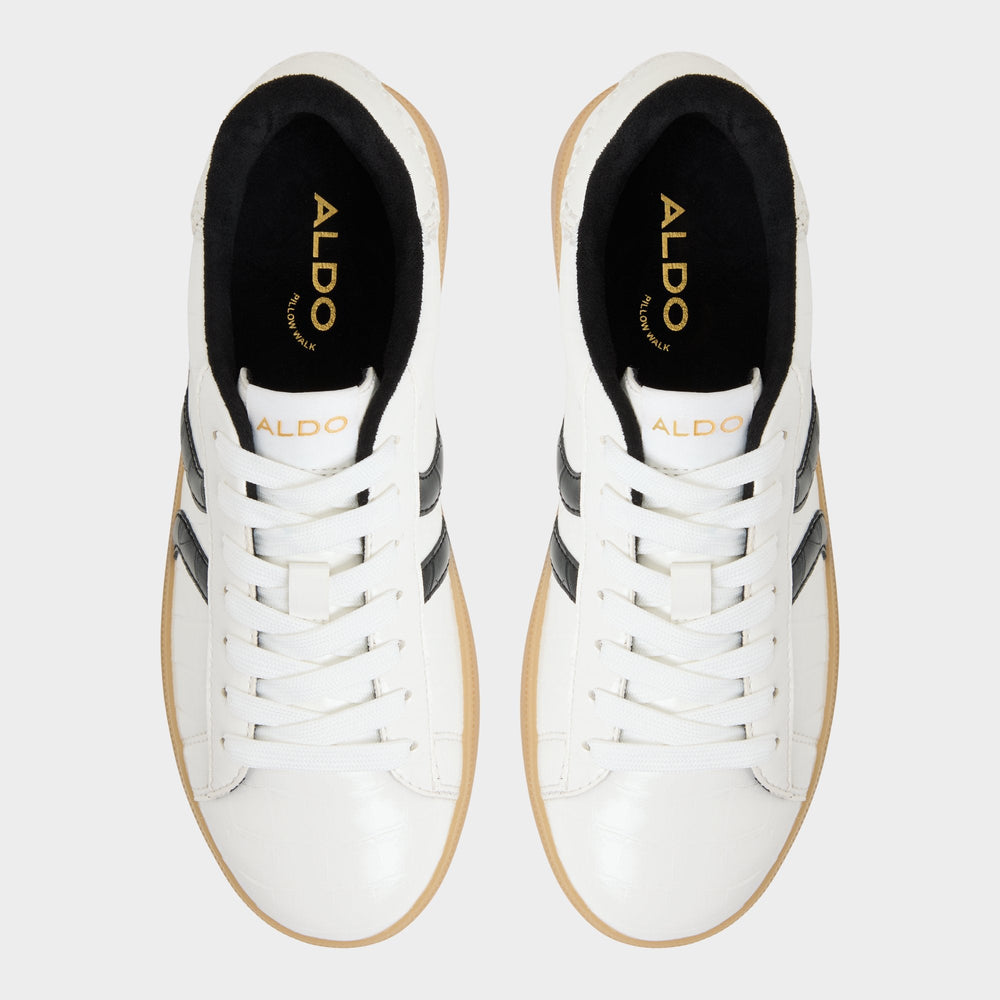 Aldo Chicsneaker2 White/Black Women's Low top sneakers - Sneaker, Cup sole White/black
