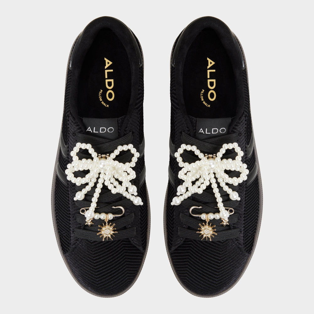 Aldo Chicsneaker2 in Black Black - Low top sneaker, Cup sole Black/black