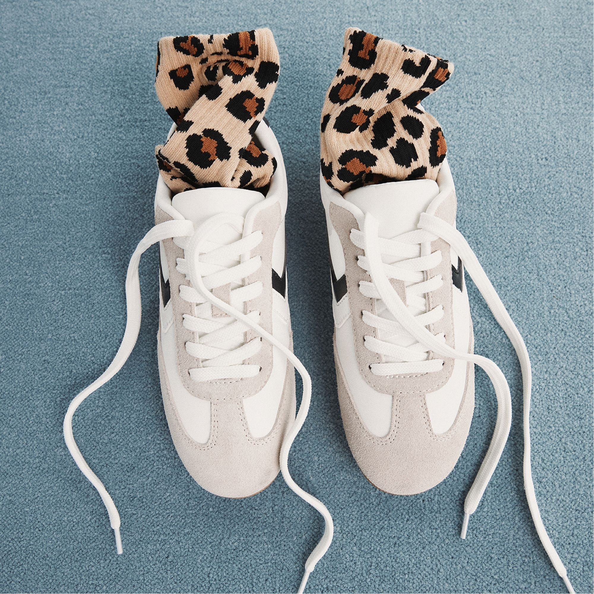 Aldo Coolchic White/Grey Women's Low top sneakers - Jogger sneaker White/grey