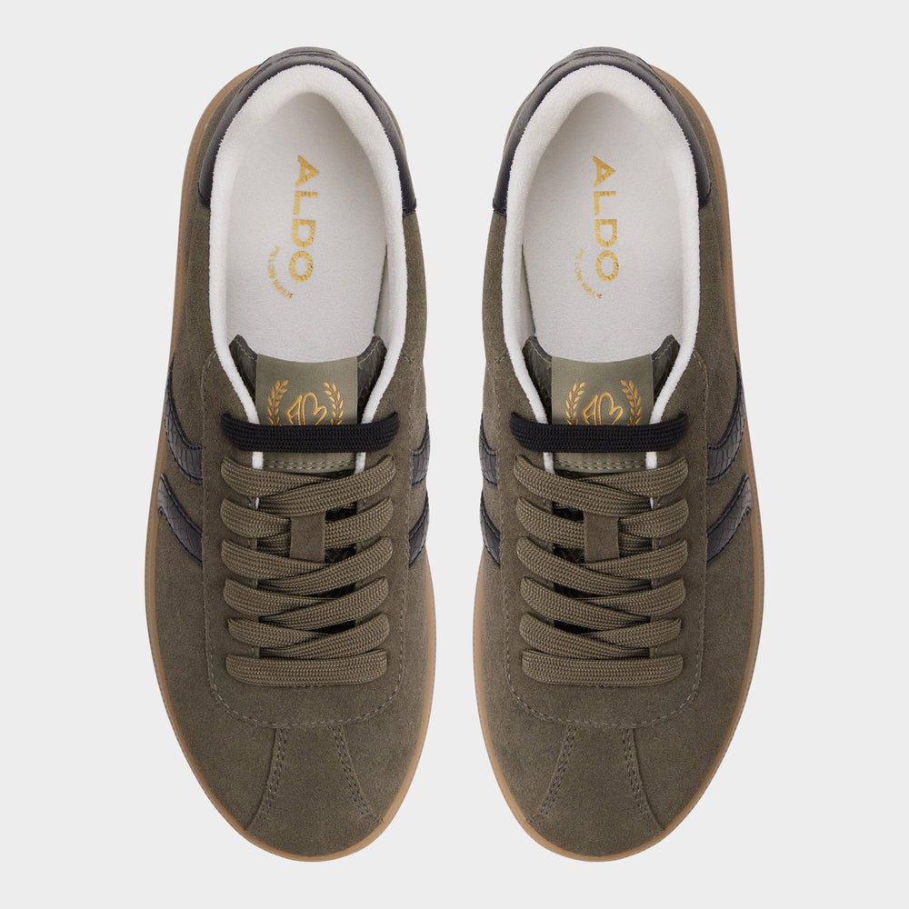Aldo Chicsneaker in Olive - Low top sneaker, Cup sole Olive