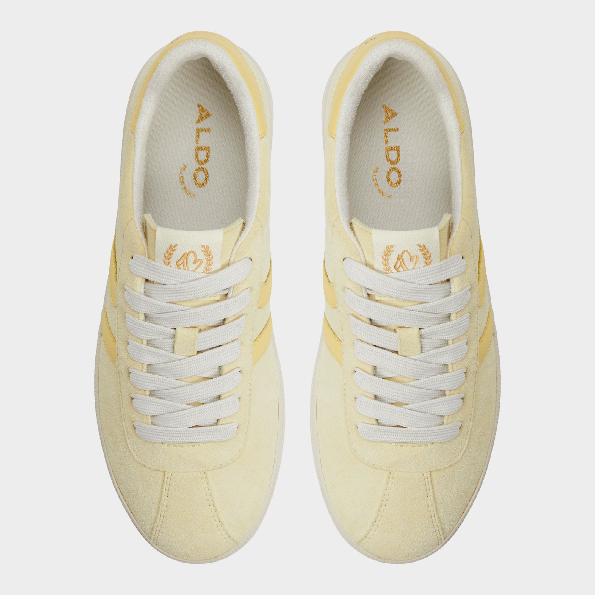 Aldo Chicsneaker Light Yellow Women's Low top sneakers - Low top sneaker, Cup sole Light Yellow