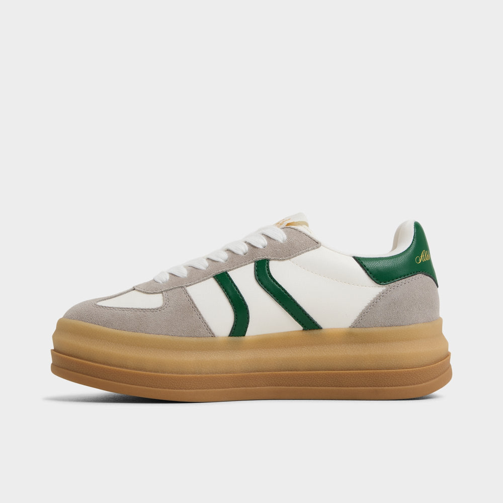 Aldo Elabrintar White Combo Women's Low top sneakers - Low top sneaker, Platform White combo