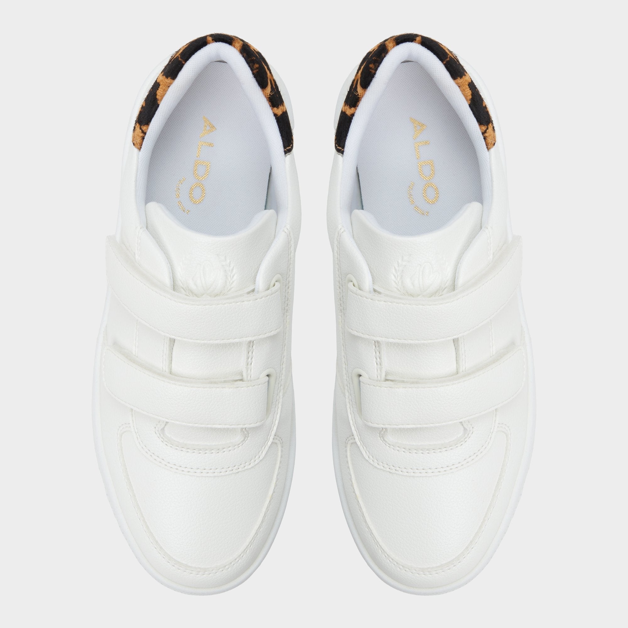 Aldo 24-7kicks White Combo Women's Low top sneakers - Jogger sneaker, Platform White Combo