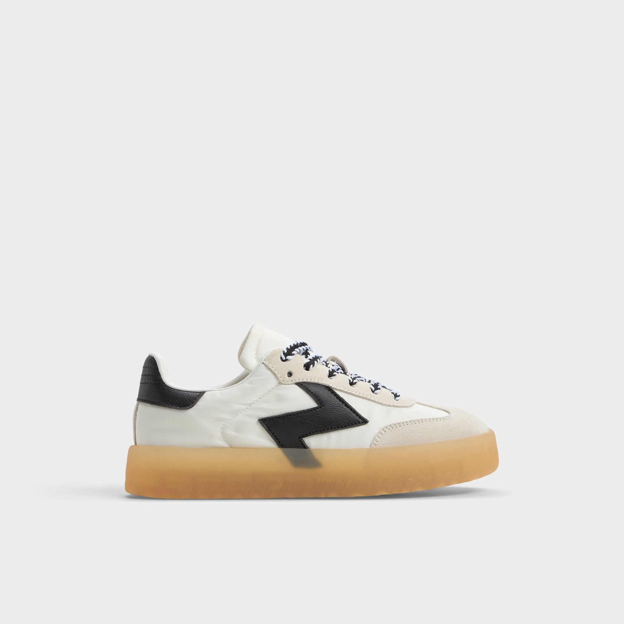 Aldo Retrostep White/Black Women's Low top sneakers - Low top sneaker, Jogger sole White/Black