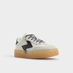 Aldo Retrostep White/Black Women's Low top sneakers - Low top sneaker, Jogger sole White/Black