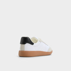 Aldo Clubstyle White/Black Women's Low top sneakers - Jogger sneaker, Jogger sole White/Black