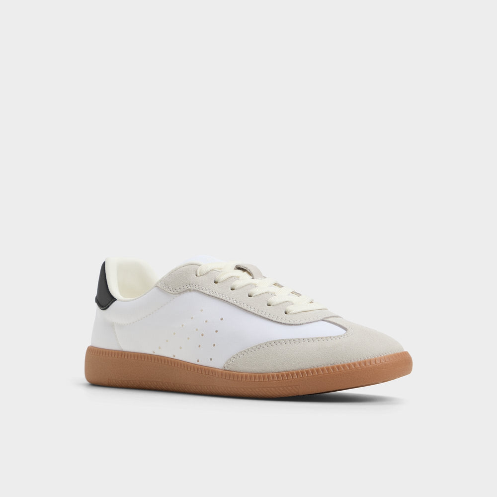 Aldo Clubstyle White/Black Women's Low top sneakers - Jogger sneaker, Jogger sole White/Black