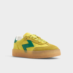 Aldo Retrostep Yellow Multi Women's Low top sneakers - Low top sneaker, Jogger sole Yellow Multi