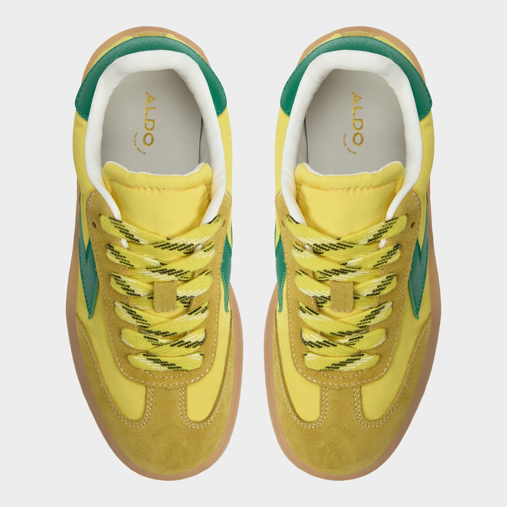 Aldo Retrostep Yellow Multi Women's Low top sneakers - Low top sneaker, Jogger sole Yellow Multi