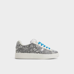 Aldo Timothy in Goodman White Black - Women's low top sneaker, Cup sole White/black