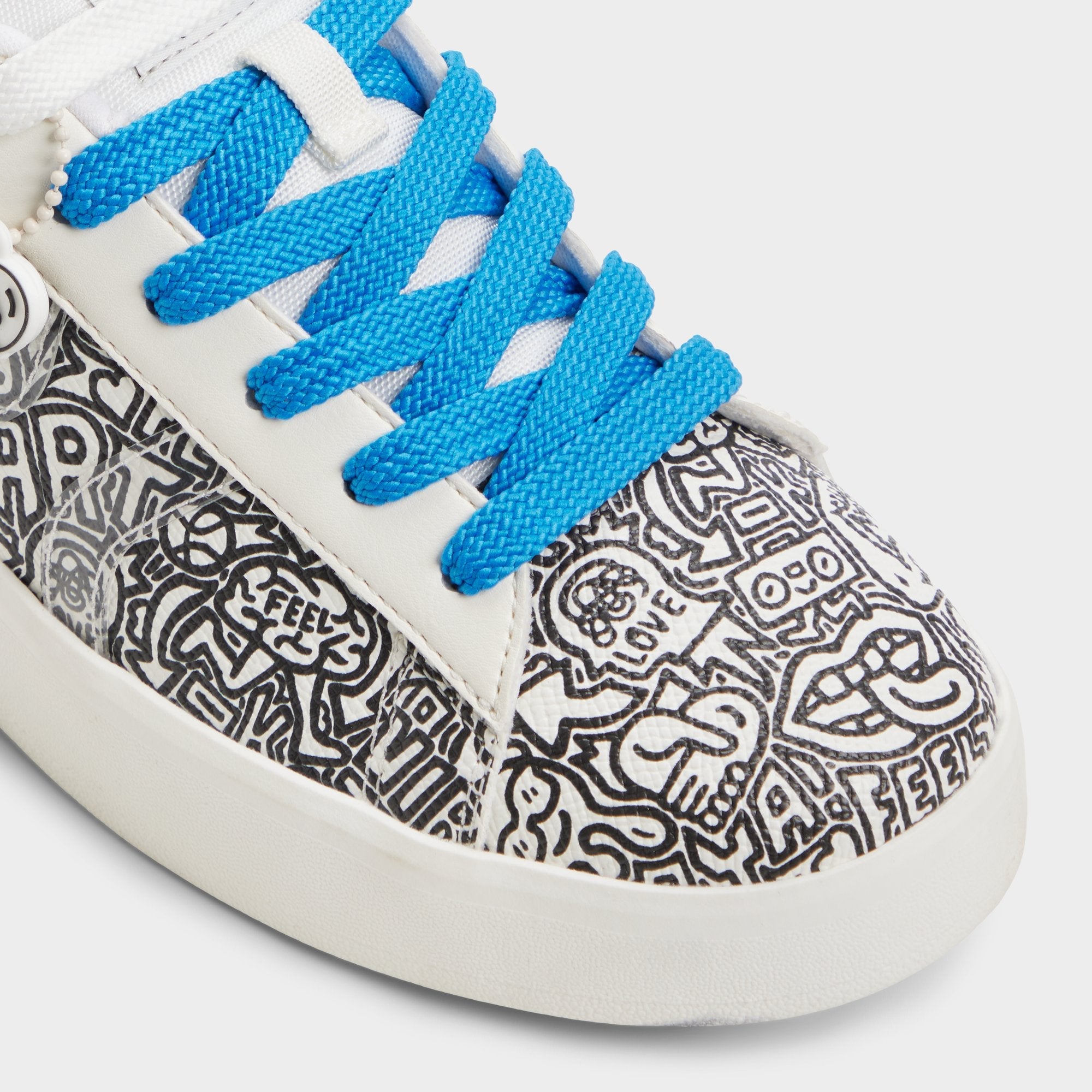 Aldo Timothy in Goodman White Black - Women's low top sneaker, Cup sole White/black