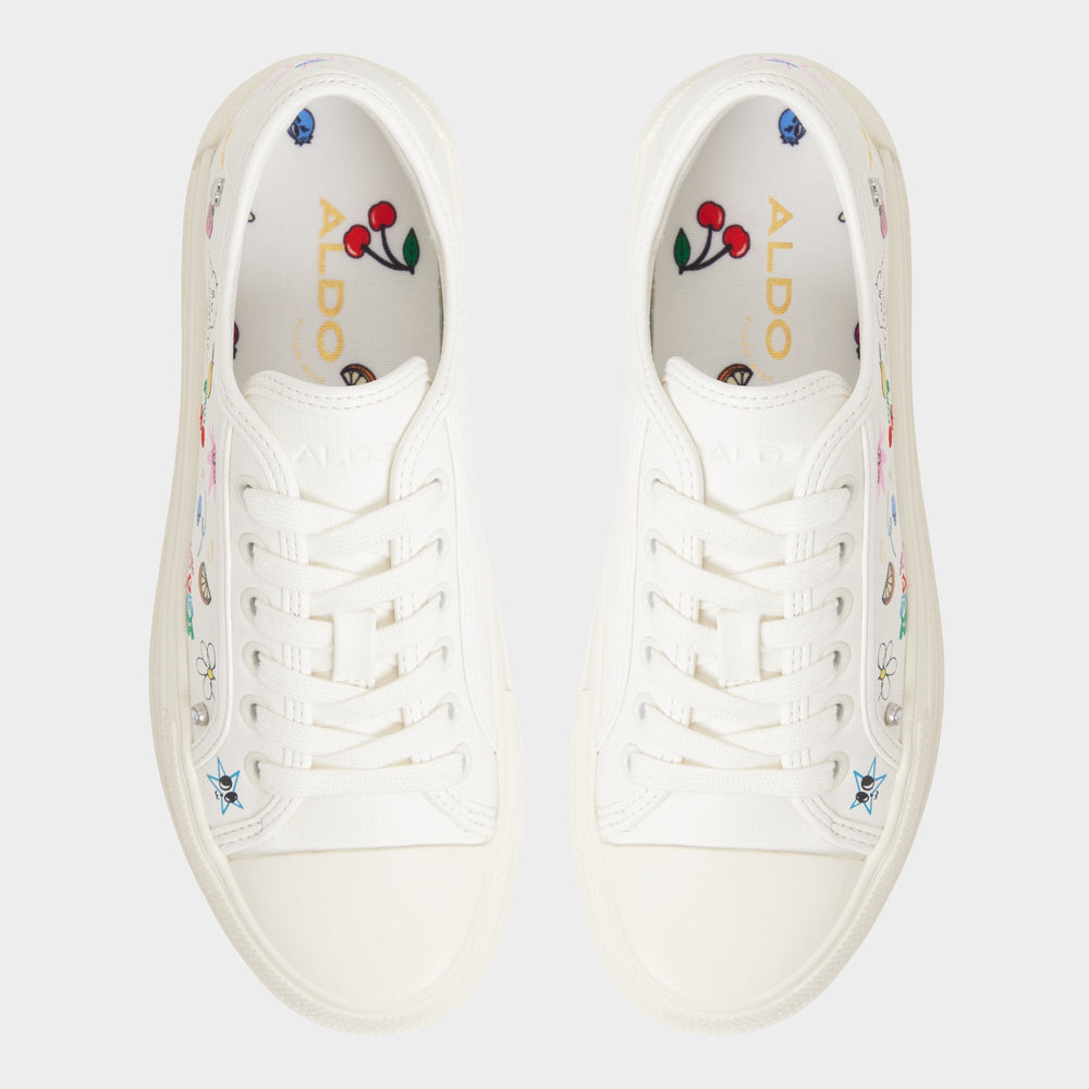 Aldo Rayes White/Multi Women's Low top sneakers - Sneaker, Platform White/Multi