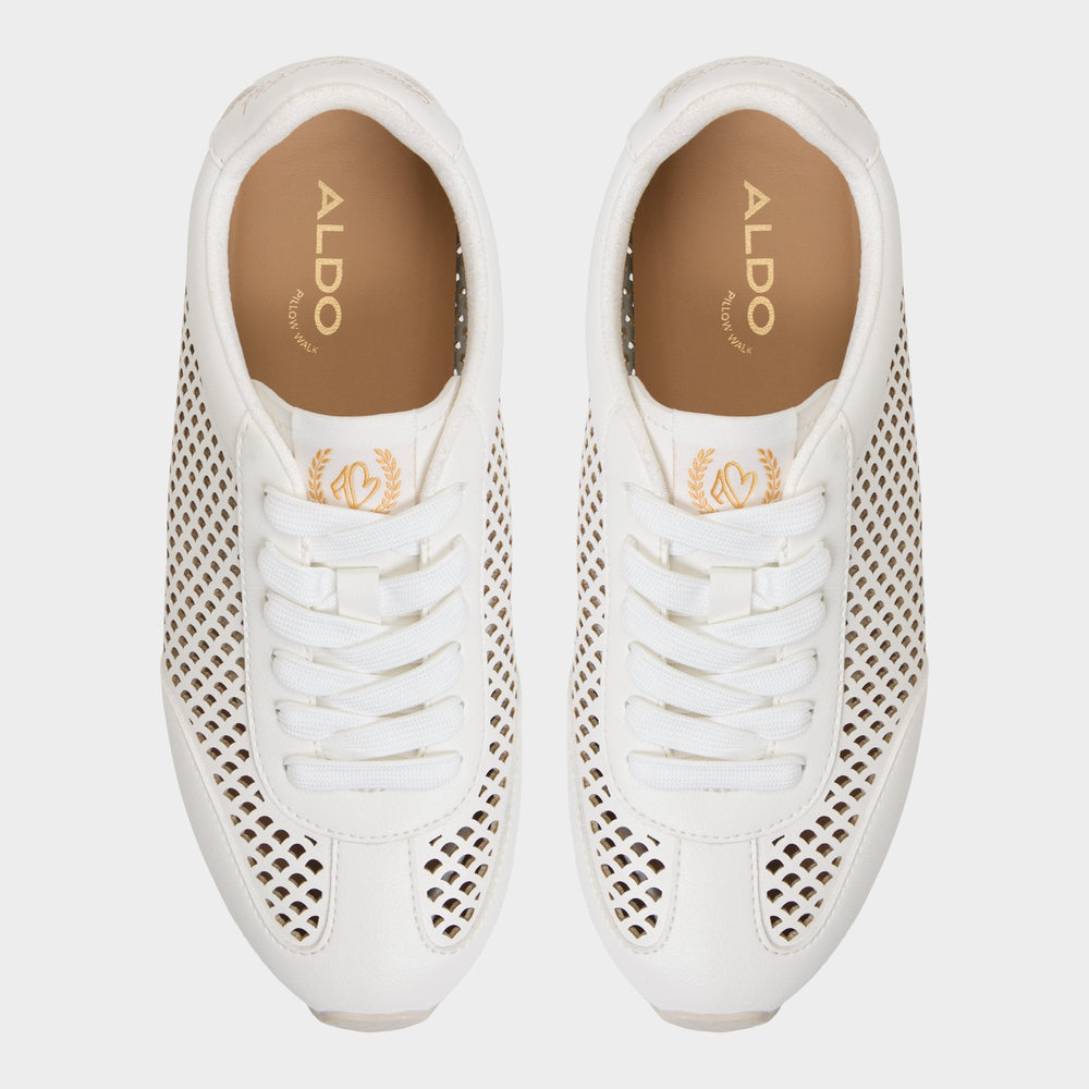 Aldo Carefree Open White Women's Low top sneakers - Jogger sneaker, Jogger sole Open White