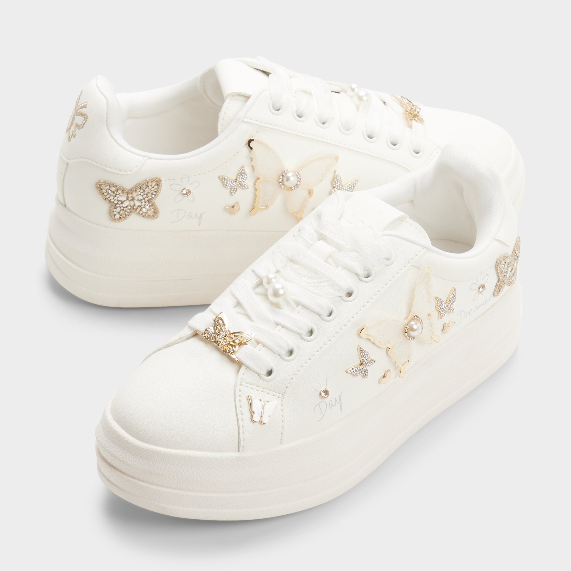 Aldo Pearlwing2 in White - Sneaker, Jogger sole White