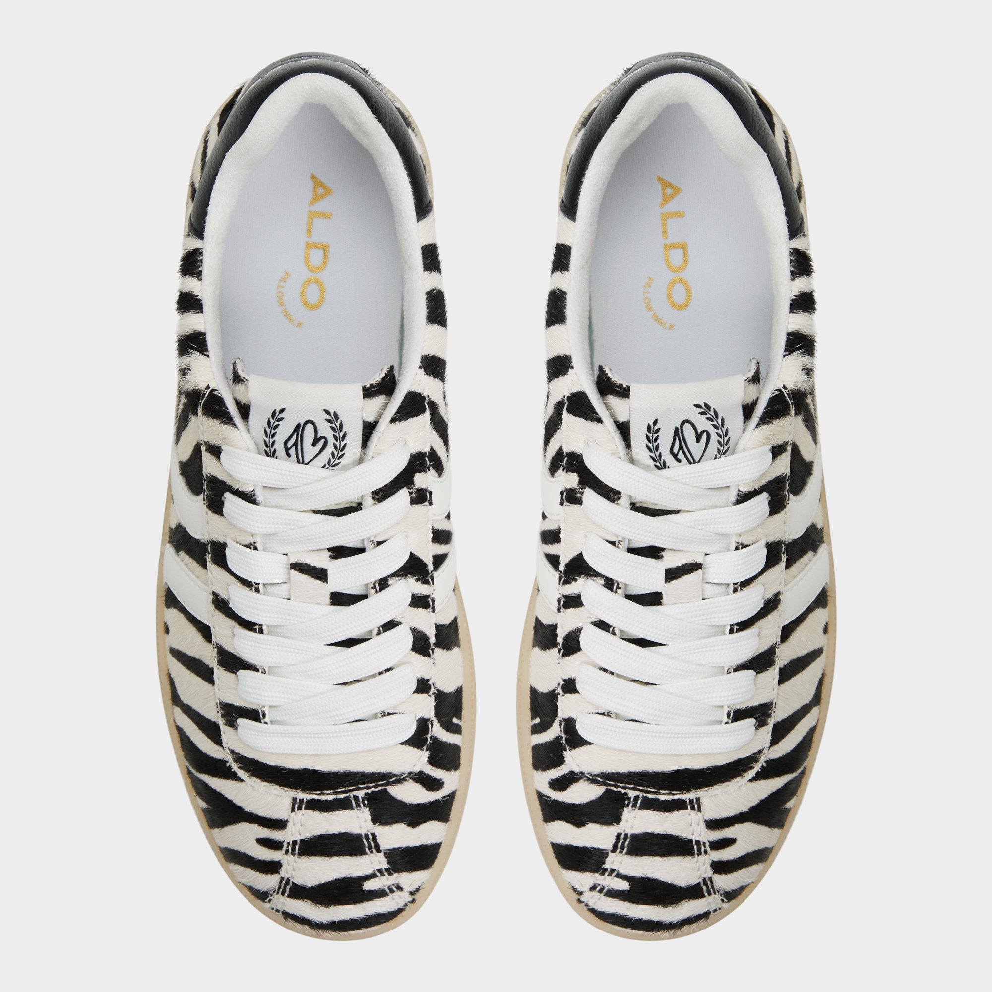 Aldo Chicsneaker White/Black Women's Aldo Sport Club - Low top sneaker, Cup sole White/Black