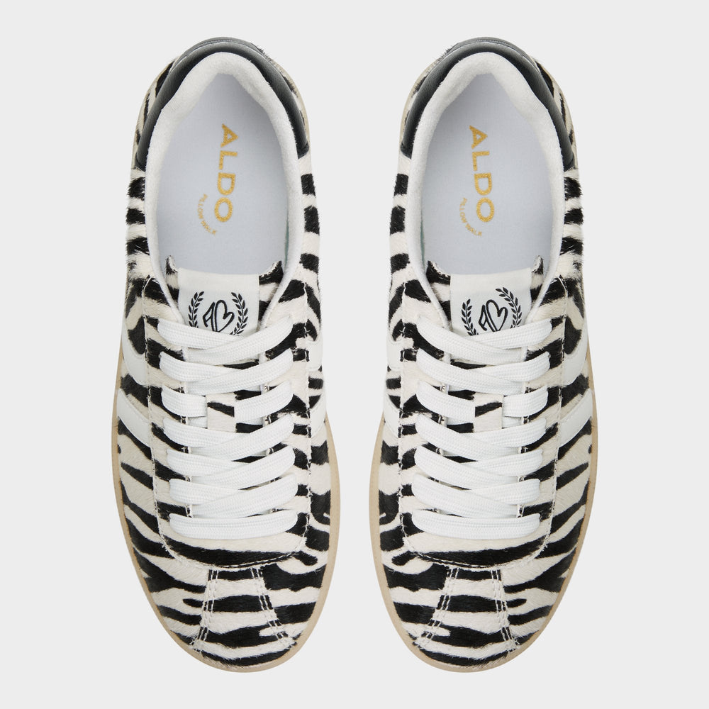 Aldo Chicsneaker White/Black Women's Aldo Sport Club - Low top sneaker, Cup sole White/Black