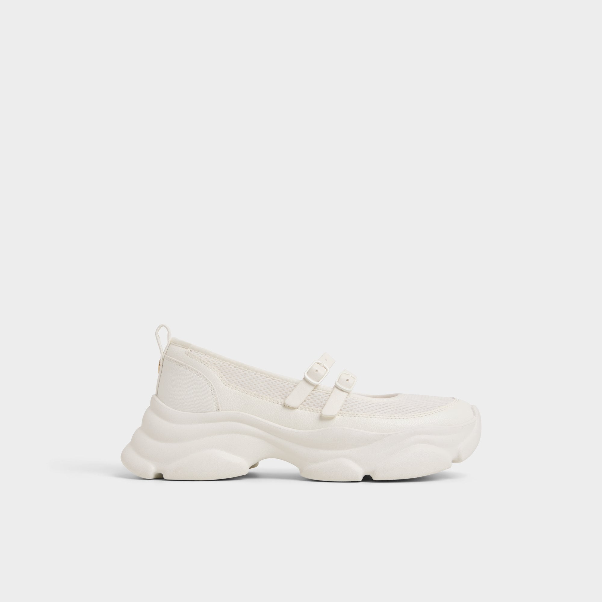 Aldo Aethera White Women's Platform and wedge sneakers - Mary Jane Sneakers, Jogger sole White