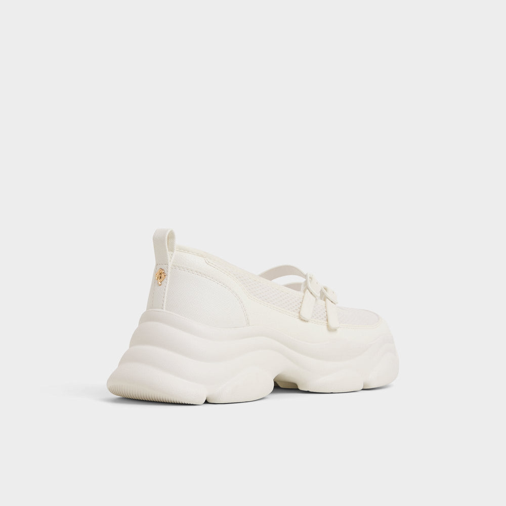 Aldo Aethera White Women's Platform and wedge sneakers - Mary Jane Sneakers, Jogger sole White