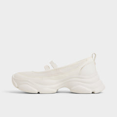 Aldo Aethera White Women's Platform and wedge sneakers - Mary Jane Sneakers, Jogger sole White