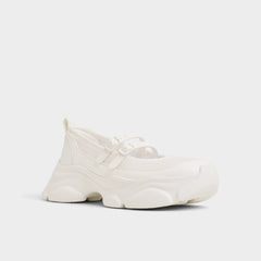 Aldo Aethera White Women's Platform and wedge sneakers - Mary Jane Sneakers, Jogger sole White