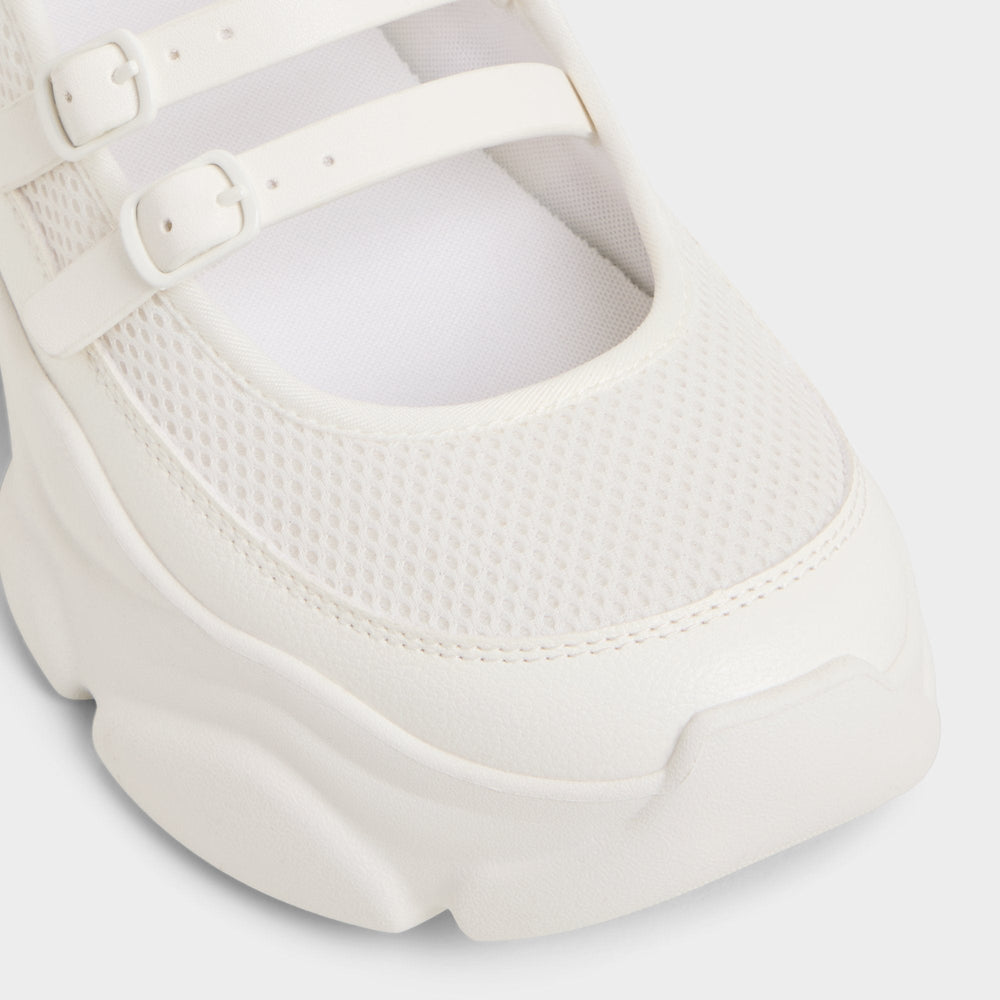 Aldo Aethera White Women's Platform and wedge sneakers - Mary Jane Sneakers, Jogger sole White
