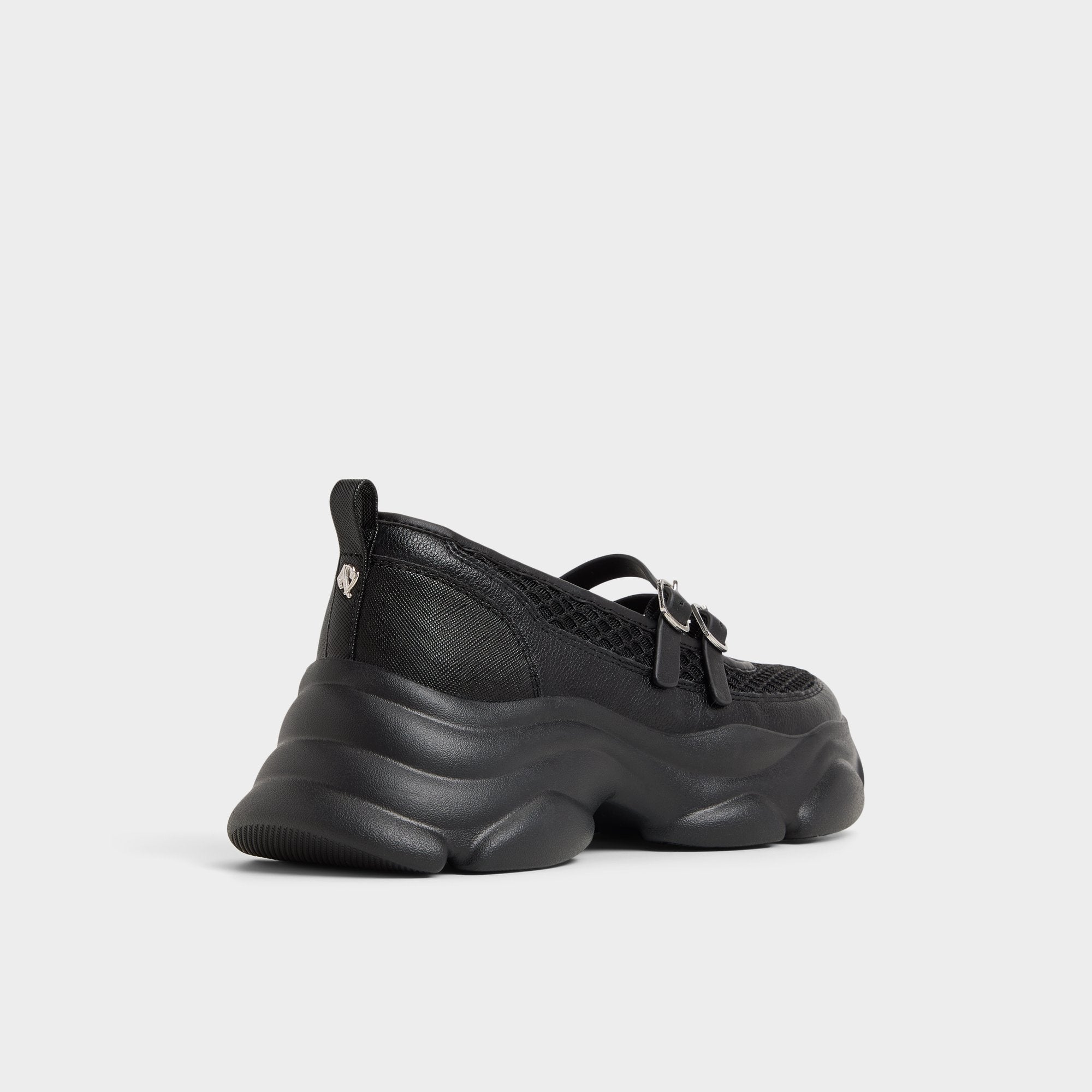 Aldo Aethera Black Women's Platform and wedge sneakers - Mary Jane Sneakers, Jogger sole Black