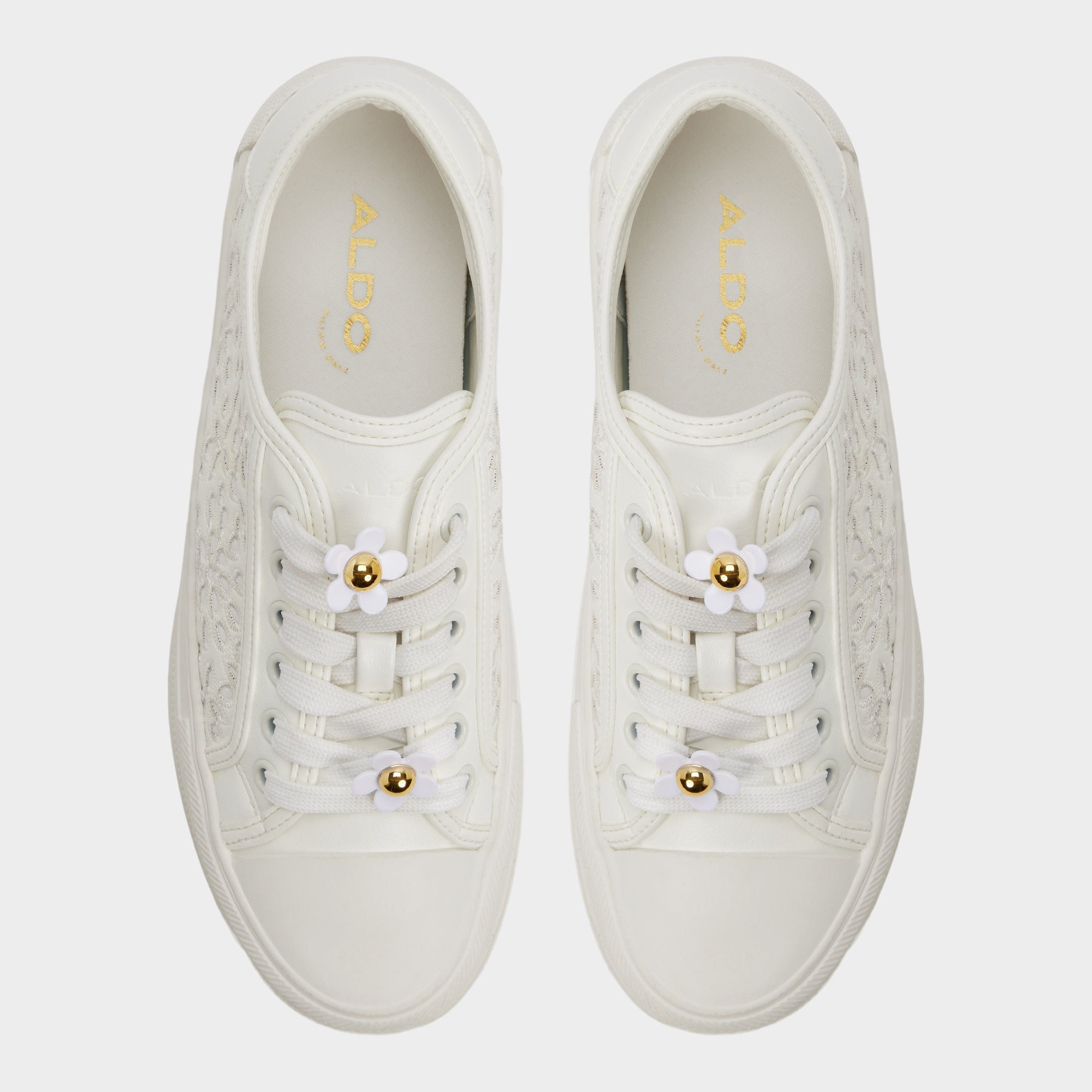 Aldo Rayes Open White Women's Low top sneakers - Sneaker, Platform Open white