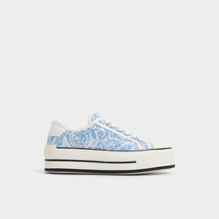 Aldo Rayes Open Blue Women's Platform and wedge sneakers - Low top sneaker, Platform Open Blue