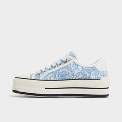 Aldo Rayes Open Blue Women's Platform and wedge sneakers - Low top sneaker, Platform Open Blue