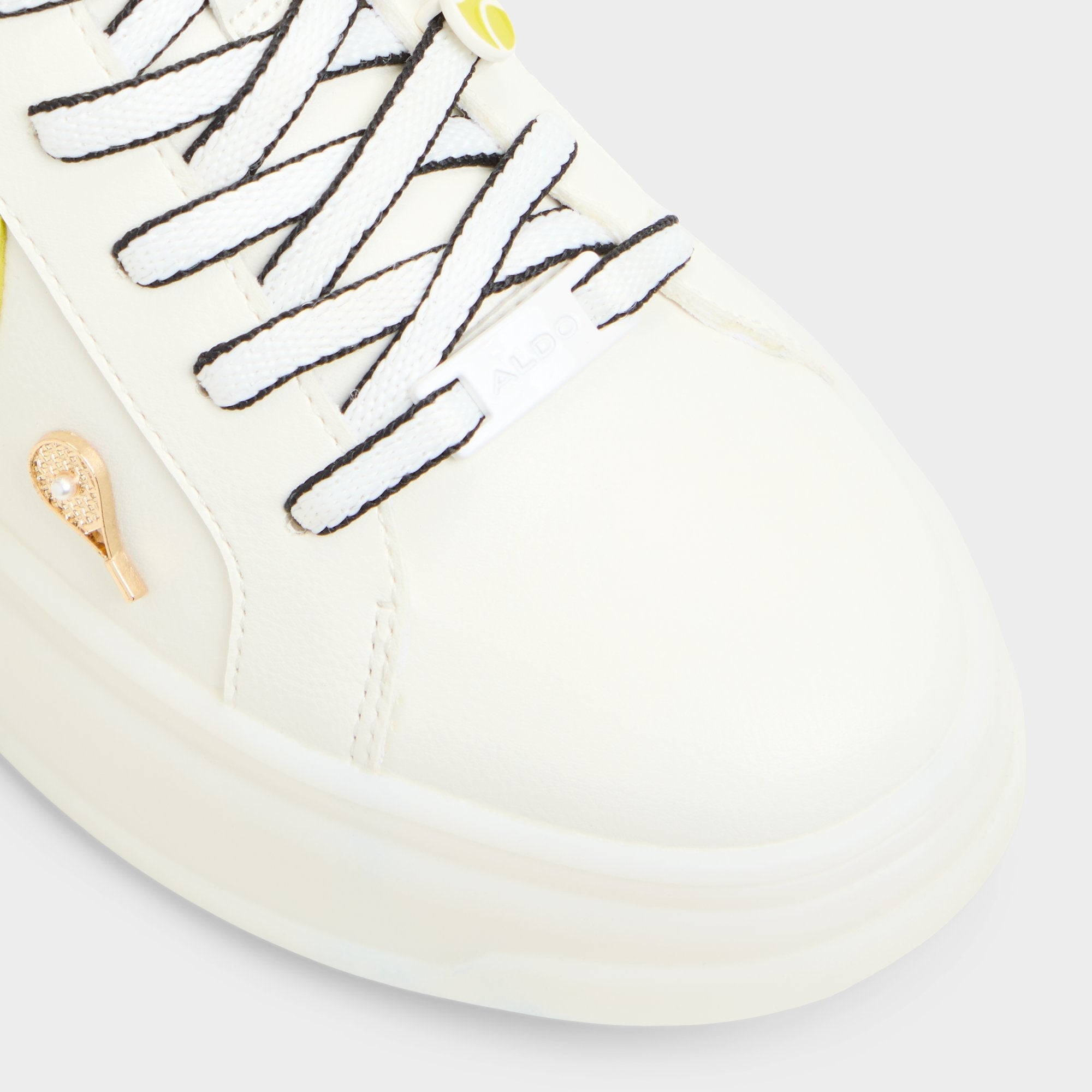 Aldo Clubchamp White Combo Women's Platform and wedge sneakers - Low top sneaker White Combo